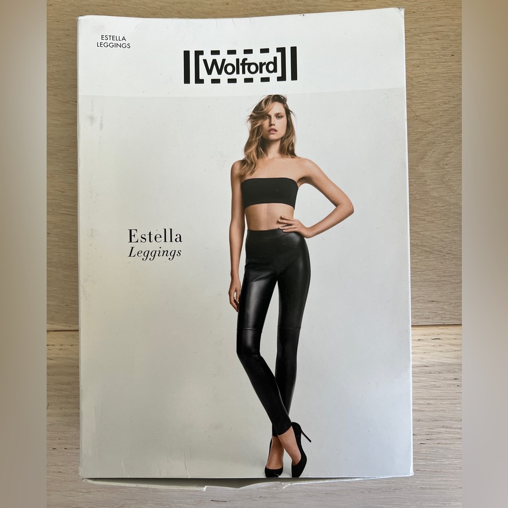 Wolford Estella Faux Leather Leggings